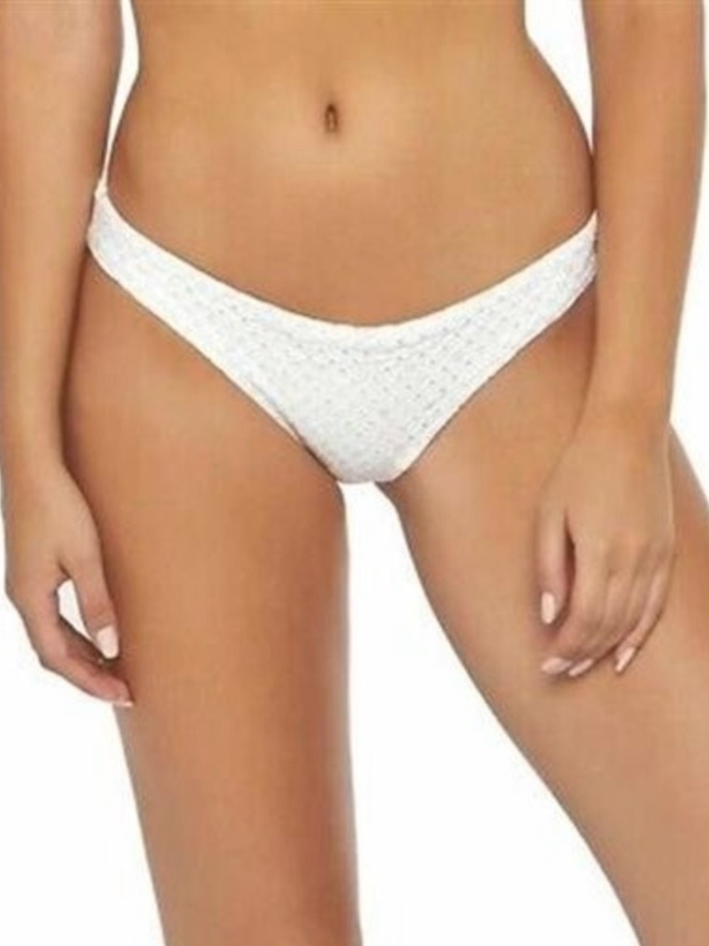 NWOT PIlyq PQ Eyelet S Bikini Cheeky Bottom 123048